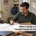 What to bring your Custody Lawyer List of things to bring your Custody Lawyer