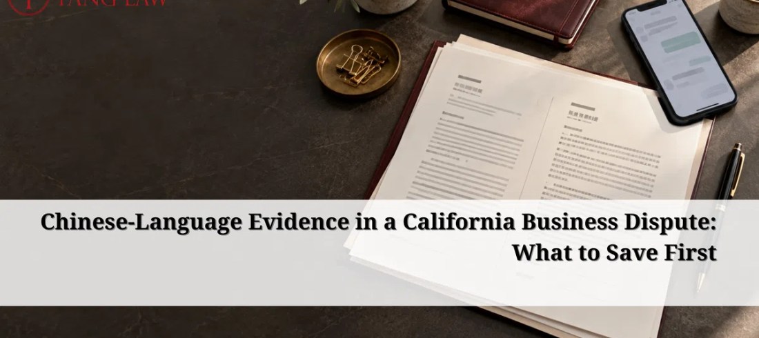 Chinese-Language Evidence in a California Business Dispute Chinese-language business evidence: contracts and messages in a California dispute